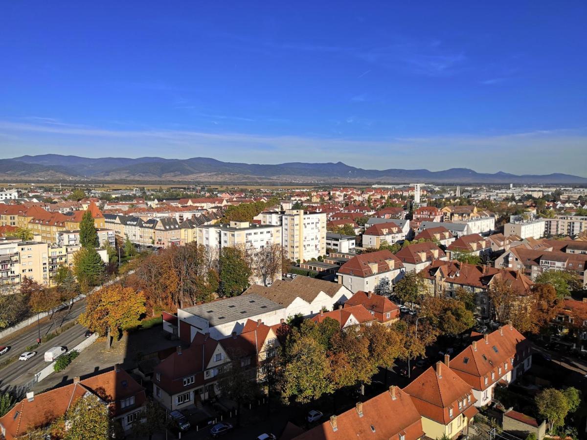 Bel Appartement Avec Vue Splendide Sur Toute La Ville De Colmar - Parking Gratuit 外观 照片