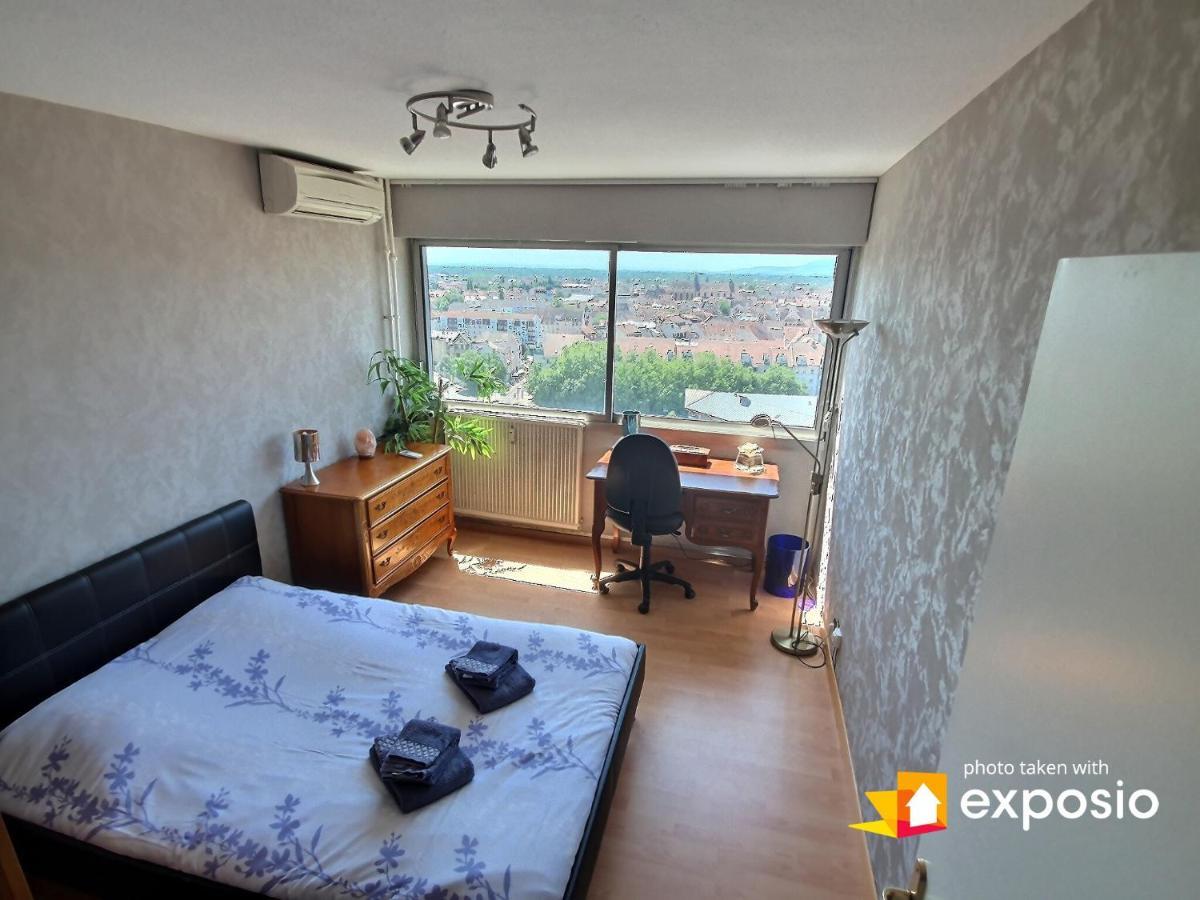 Bel Appartement Avec Vue Splendide Sur Toute La Ville De Colmar - Parking Gratuit 外观 照片